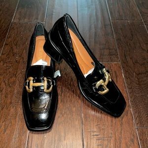 Faux Croc Loafers